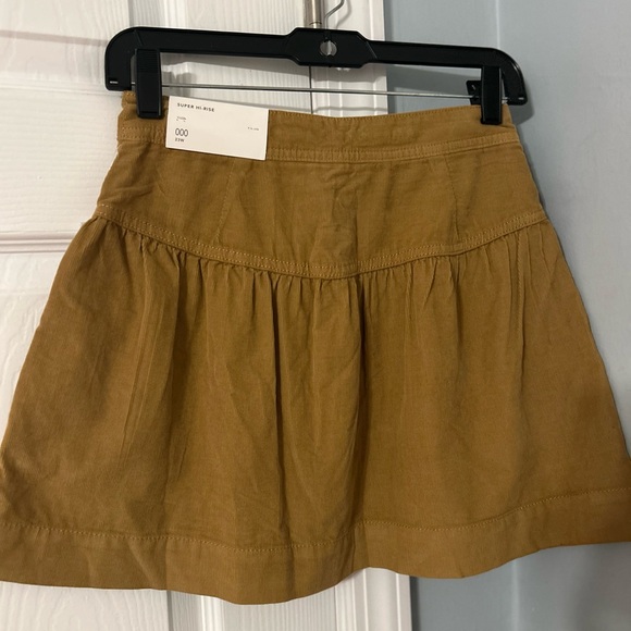 American Eagle Outfitters Button-Front Brown Skirt - Picture 3 of 3